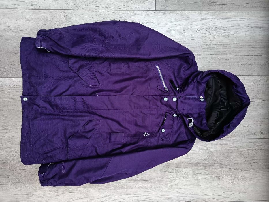 Fioletowa kurtka damska snowboardowa, narciarska, Volcom, rozm. S / 36