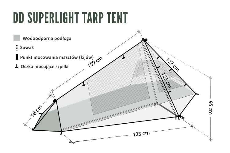 Namiot DD Superlight Tarp Tent nowy