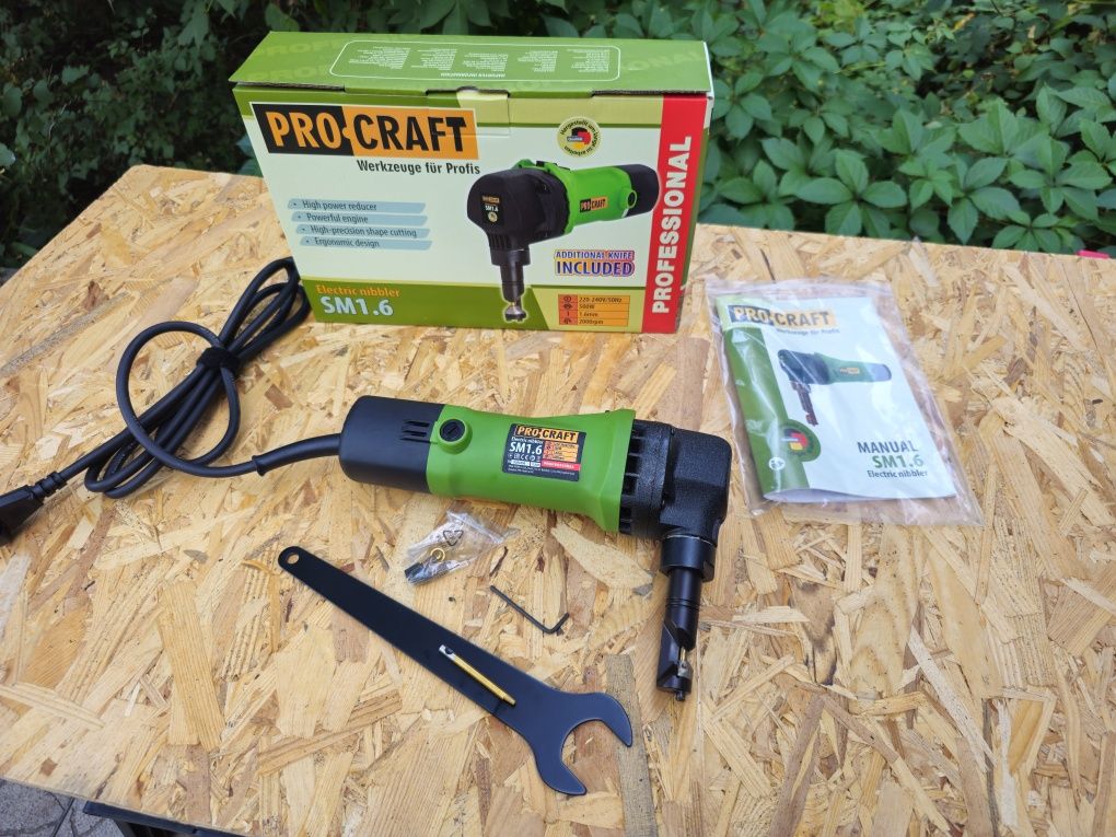 Вырубные Высечные Ножницы по металлу ProCraft SM1,6 Электроножницы