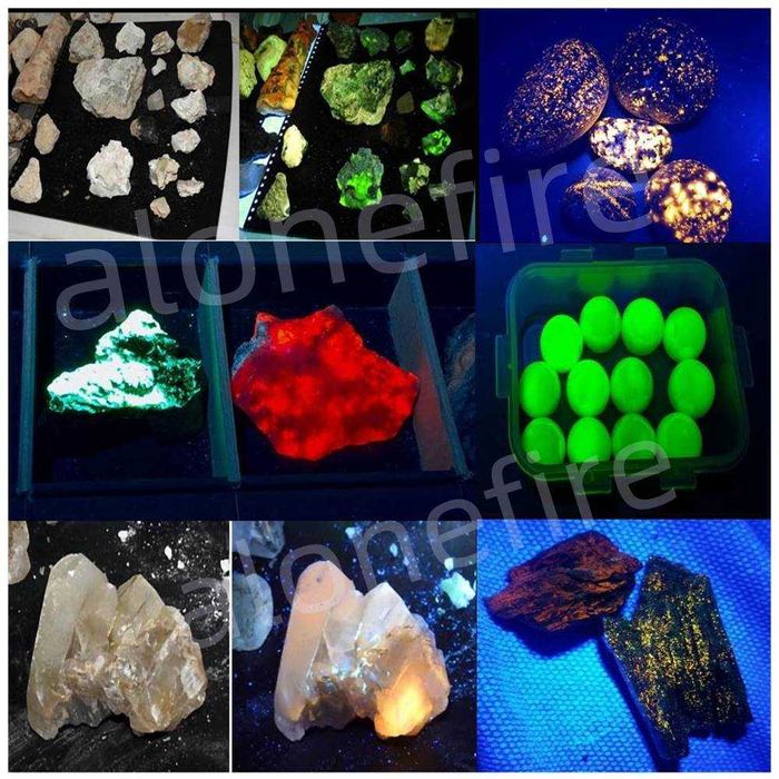 Latarka UV AloneFire SV56 30W 6 x395nm srebrny klosz plus ŁADOWARKA