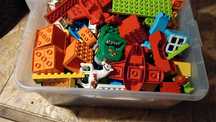 Lego duplo mix + płytka zielona