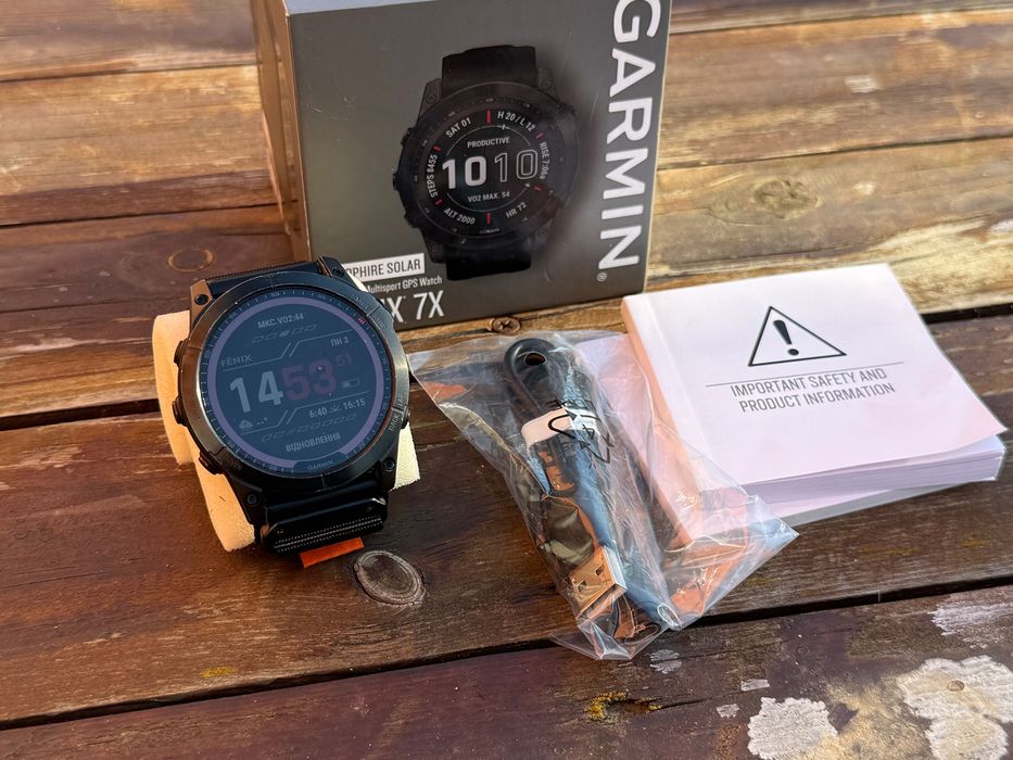 Garmin Fenix 7X Sapphire Solar DLC Titanium