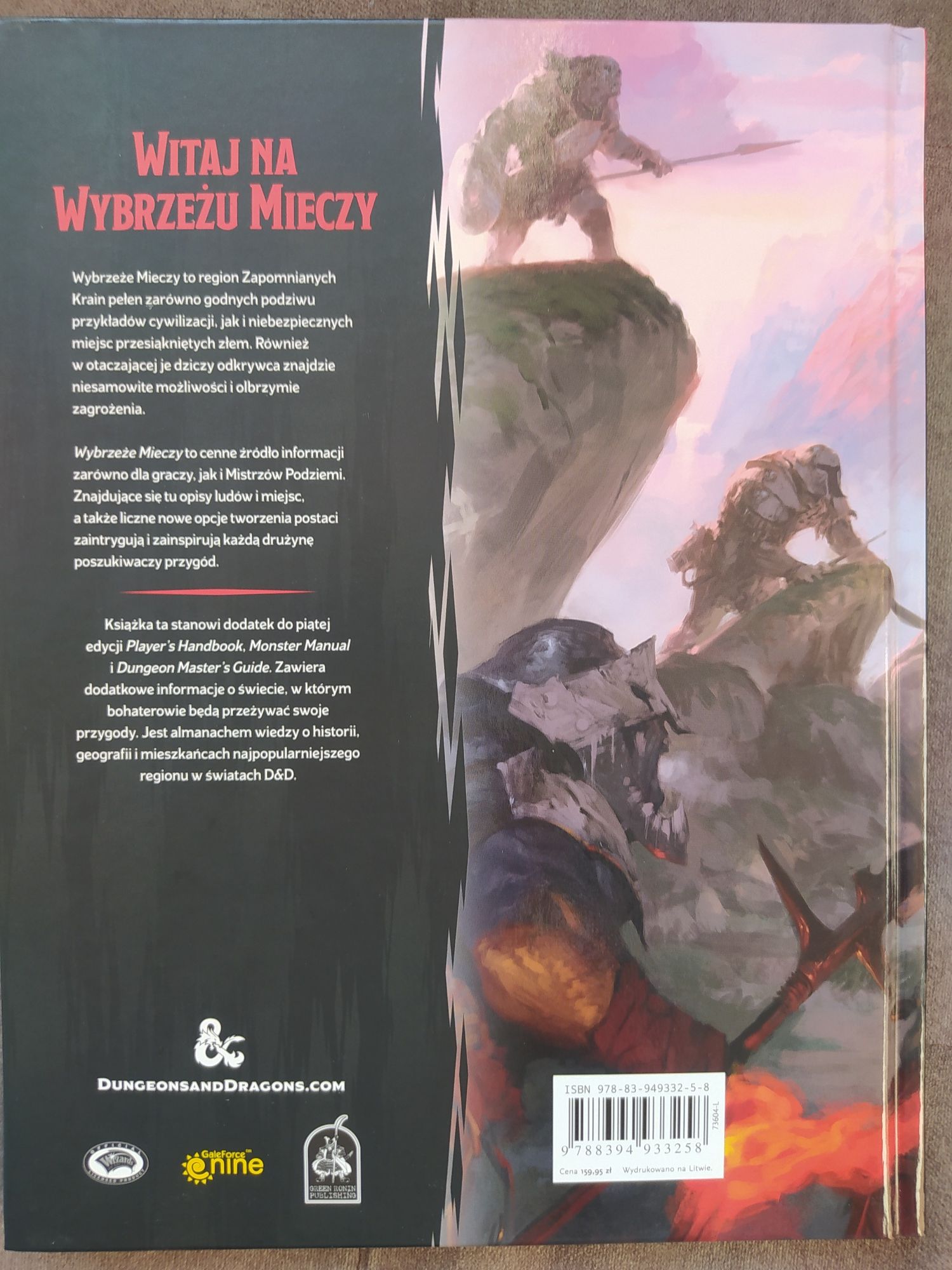 Dungeons & Dragons - Wybrzeże Mieczy NOWY polskie wydanie D&D