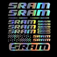 Комплект колекційних наклейок  SRAM галограмний колір