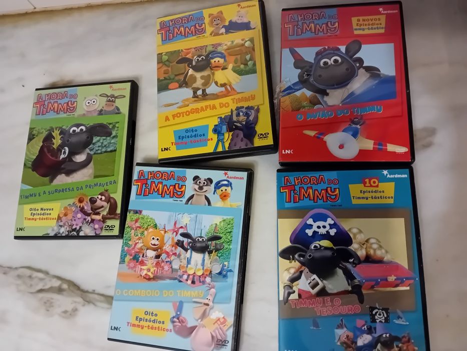 Conjunto de 5 Dvds Infantis A Hora do Timmy