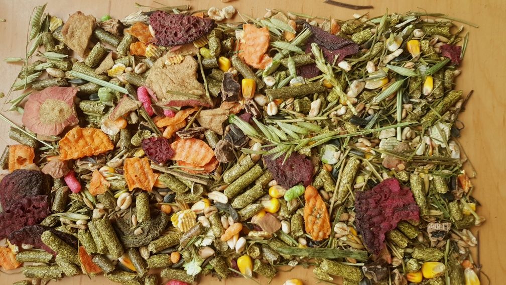 Pokarm karma dla gryzoni 1KG PREMIUM MIX szynszyl chomik koszatniczka