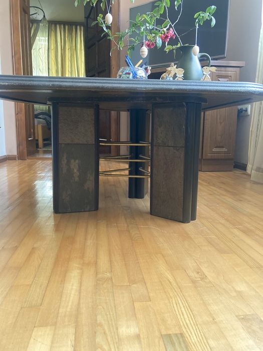 Стіл кавовий, оригінальний з природнього каменю