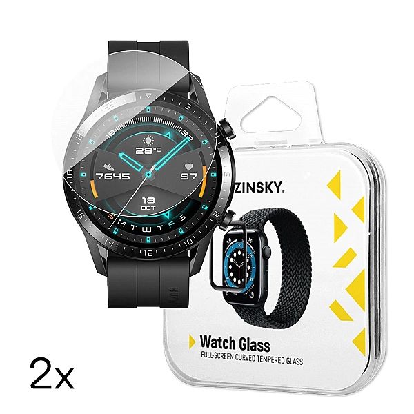 Szkło hartowane Wozinsky Full Glue do Huawei Watch GT 2 / GT 2 Pro 46m