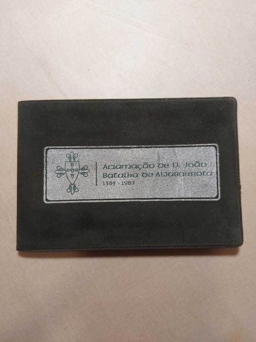Moedas 25 e 100 Escudos prata - 600 Anos Batalha de Aljubarrota (1985)