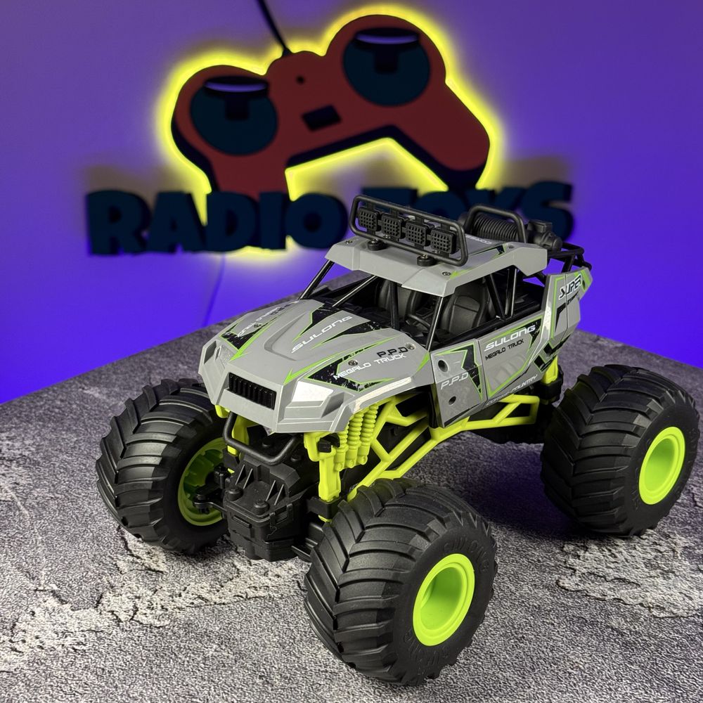 Монстр Трак на радіоуправлінні Void Monster Truck Сірий Джип на пульті