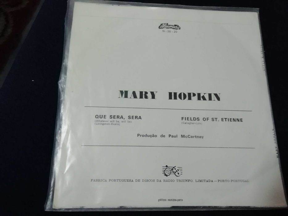 Vinil - que sera, sera by Mary Hopkin