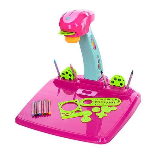 Детский проектор для рисования Рисуем светом 628-30A с карандашами