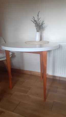 Stół okrągły biały 80 cm