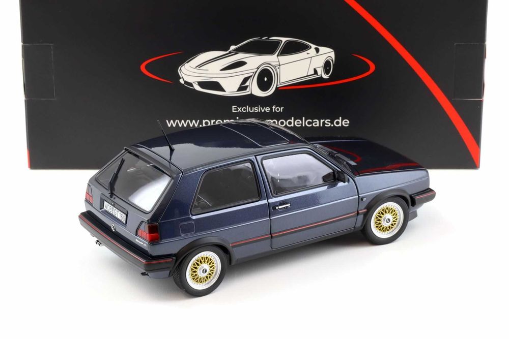VW Volkswagen Golf II 2 GTI 1988 Helios Blue Limit 500 Norev 1:18