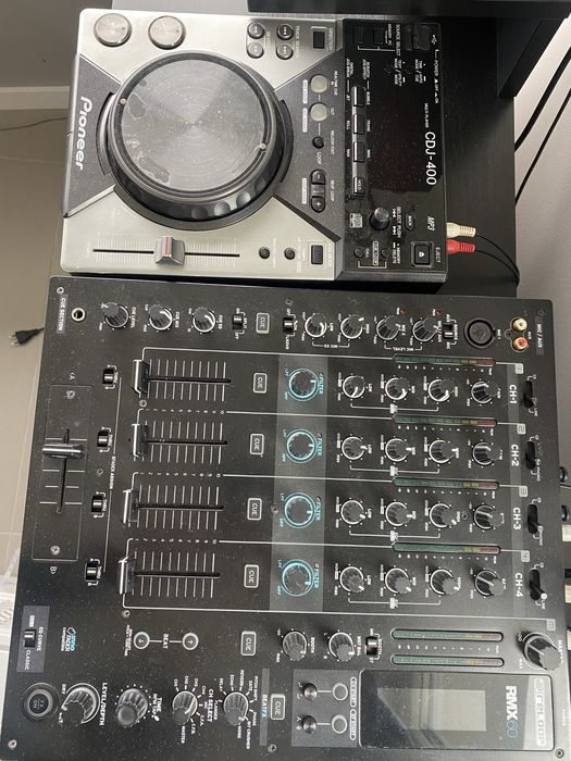 2 pioneer cdj 400 + Reloop RMX60