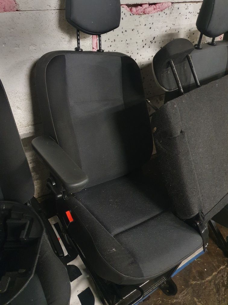 Fotel kierowcy Ławka Pasażera Fotele Komplet Renault Master III Lift