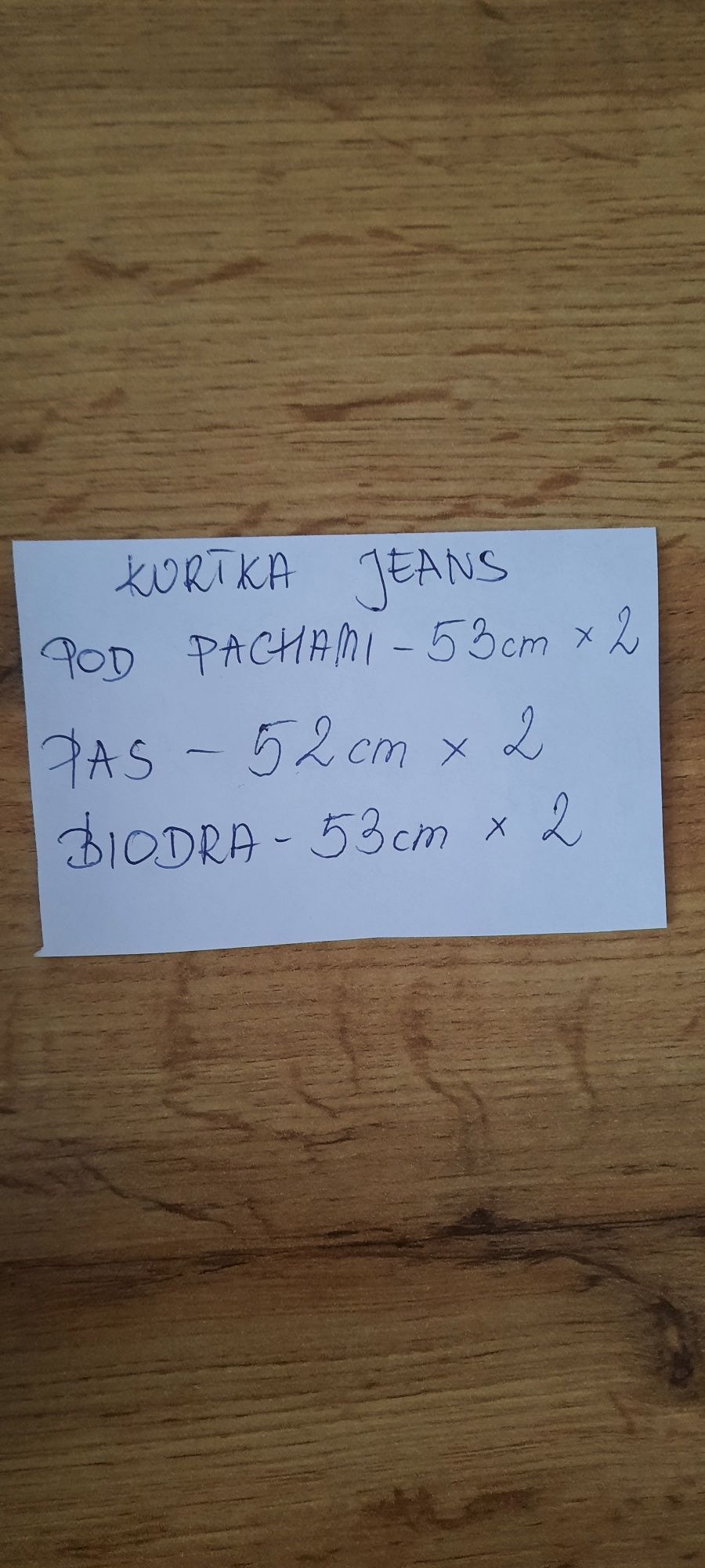 Kurtka jeans rozmiar L