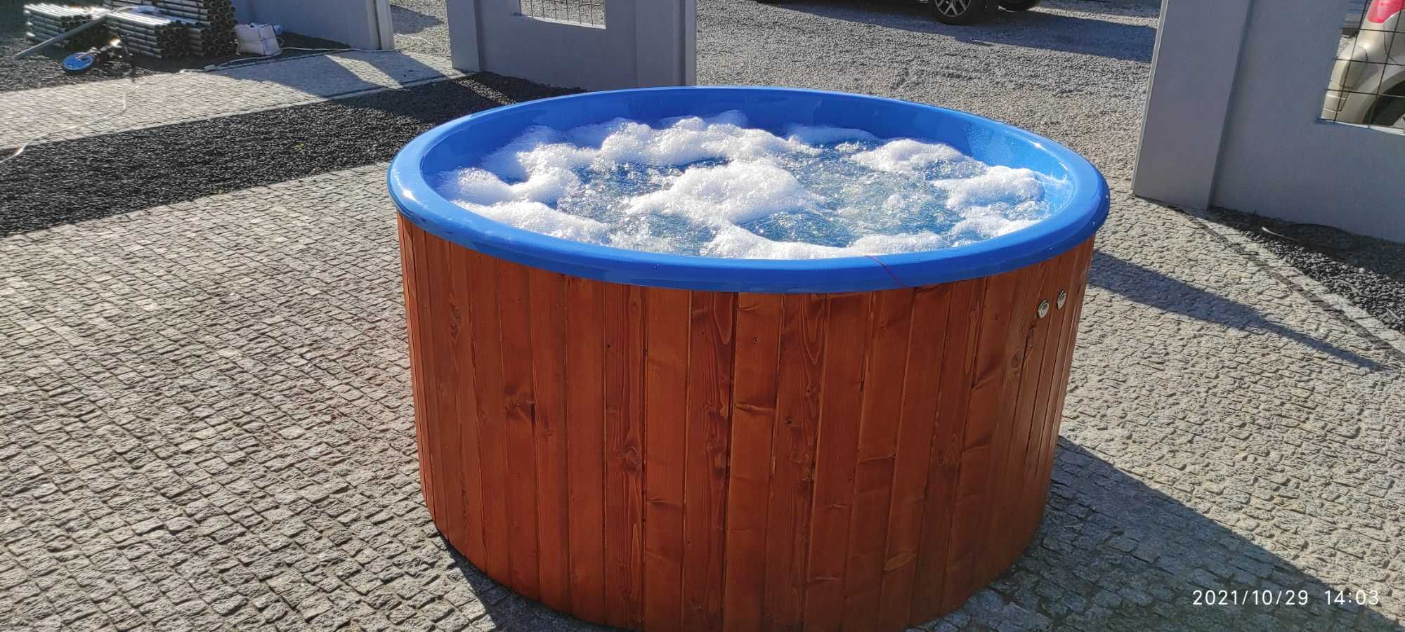 Basen Ogrodowy Jacuzzi Ogrodowe Bania Wanna Oczko Wodne Niecka Balia