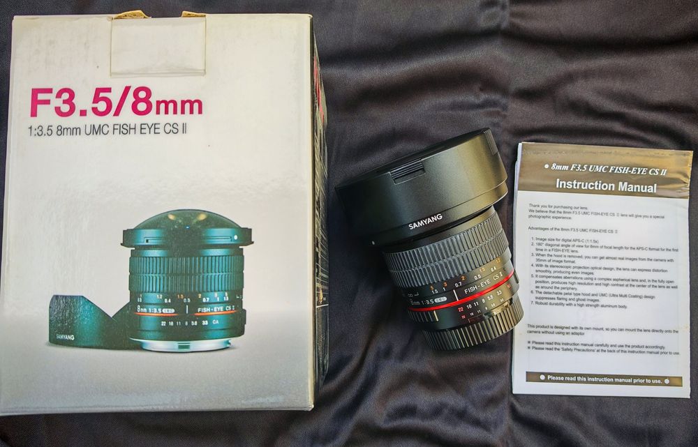 Samyang 8mm f3.5 UMC Fish-Eye CS II Nikon