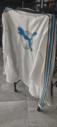 Kurtka dres sportowy Puma biel- błękit