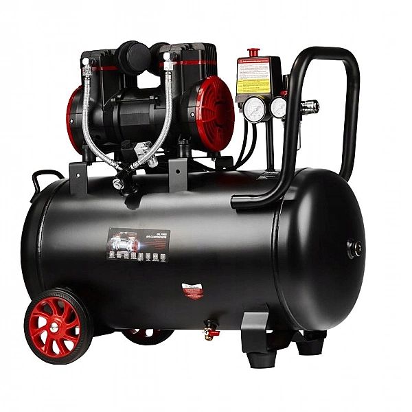 Kompresor Bezolejowy, Sprężarka Powietrza 8 Bar 50l / 1500w Kd1391 #