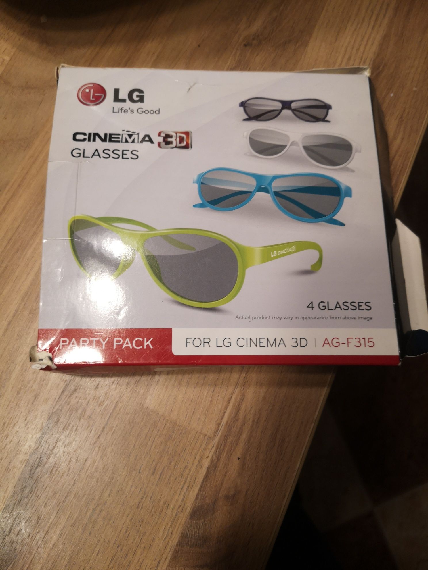 Nowe okulary FIRMY LG. 3 D