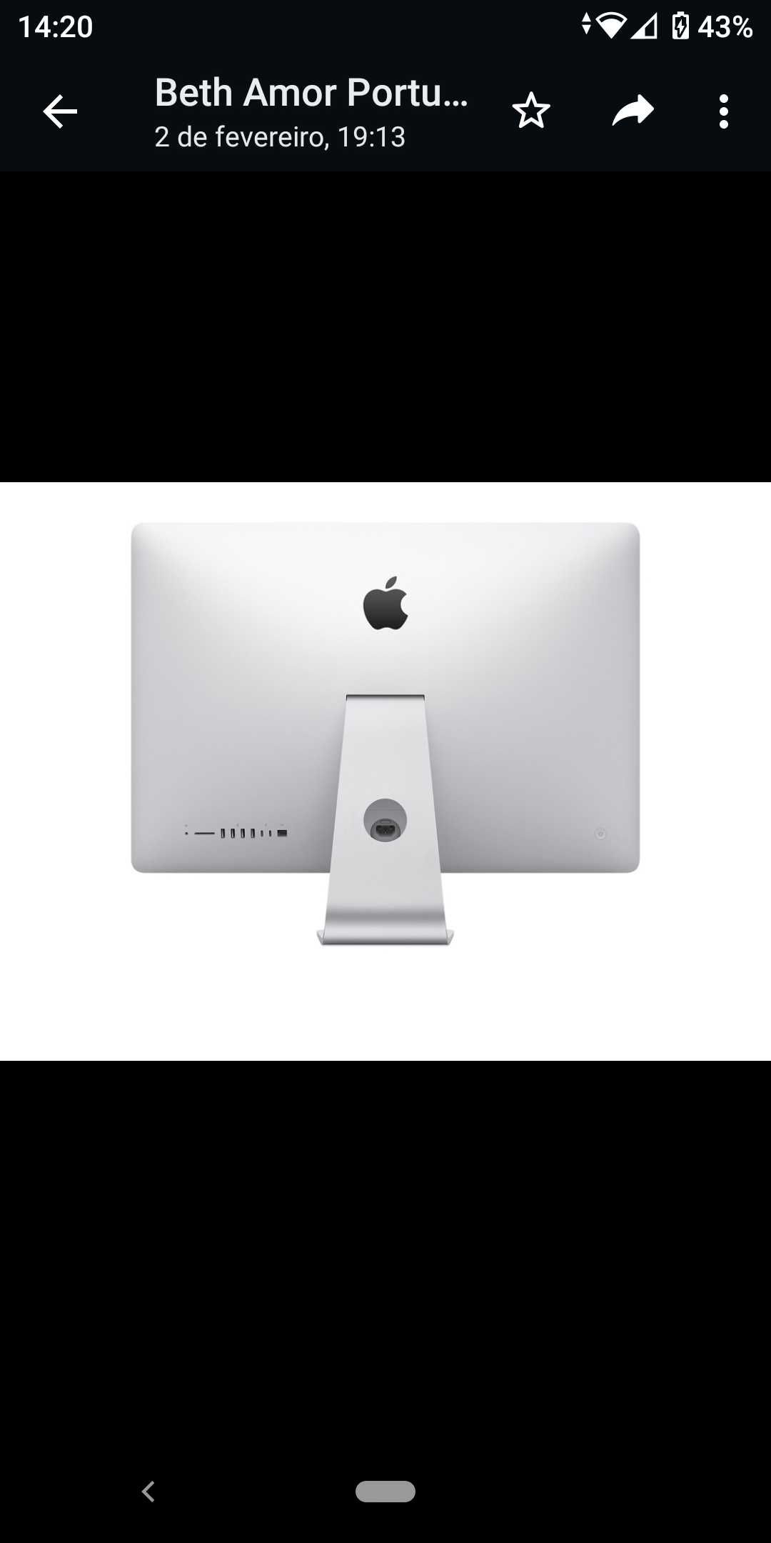 iMac 24 inch Windescreen computer