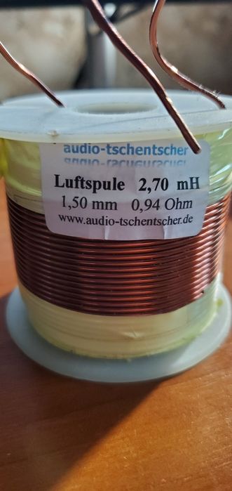 Катушка индуктивности для аудиотехники Luftspule audio-tschentscher.de