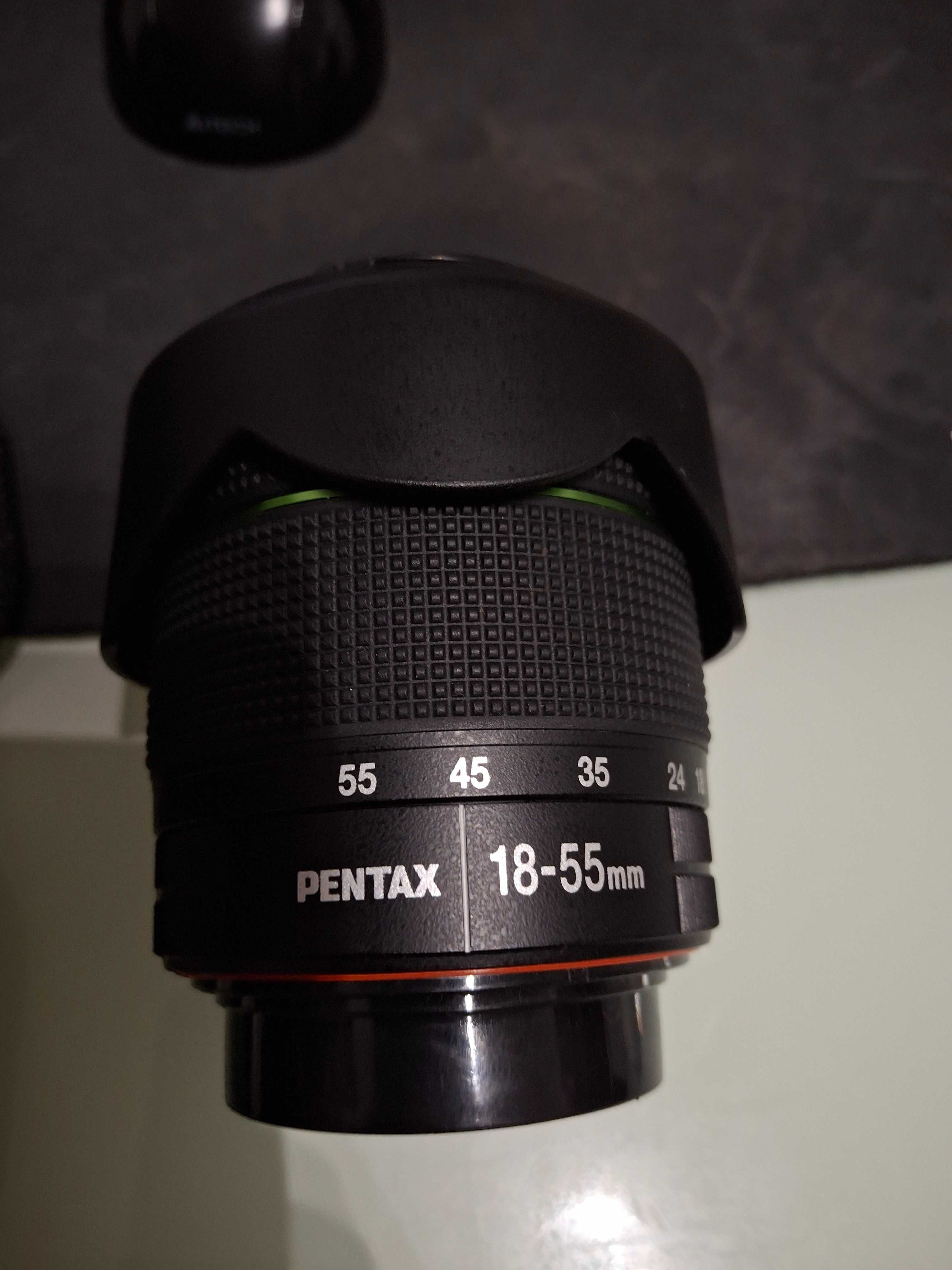 Об'єктив smc Pentax da 18-55mm 3.5-5.6 AL WR + сумки + різне