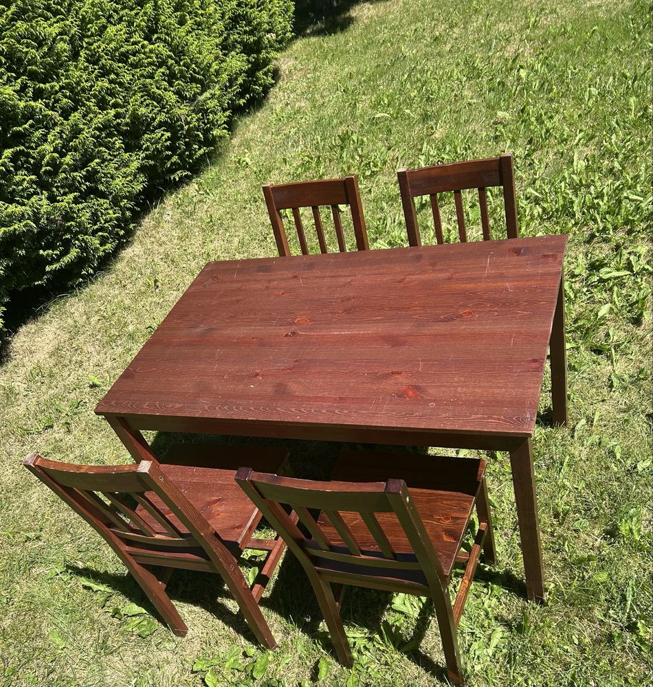 Komplet stol i krzesla