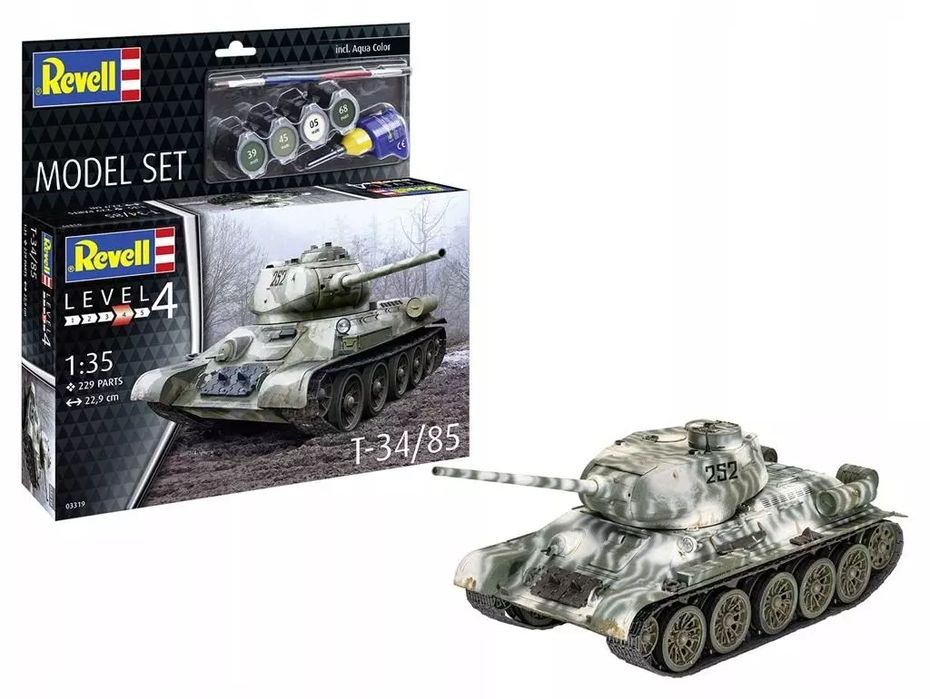 Model set T-34/85. Revell