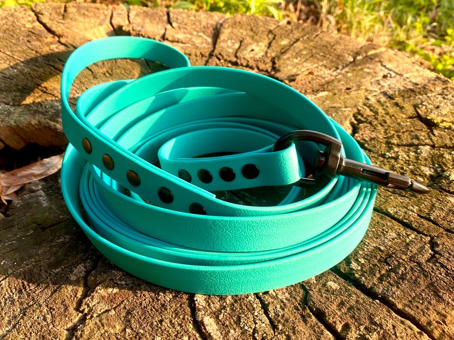 PROMOCYJNY PAKIET linka turkus 12 m + linka spacerowa 150 cm