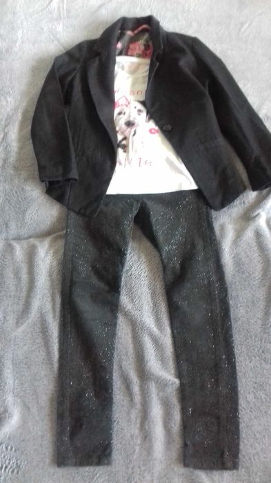 Komplet dla dziewczynki rozm.128