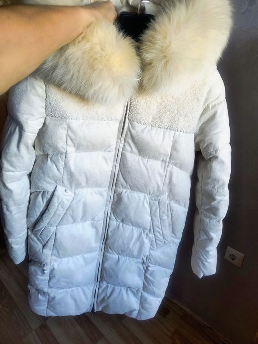 Продам пуховик, синтепон, натуральне хутро