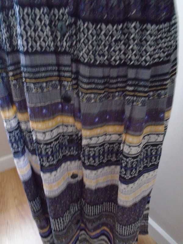 Vestido comprido étnico