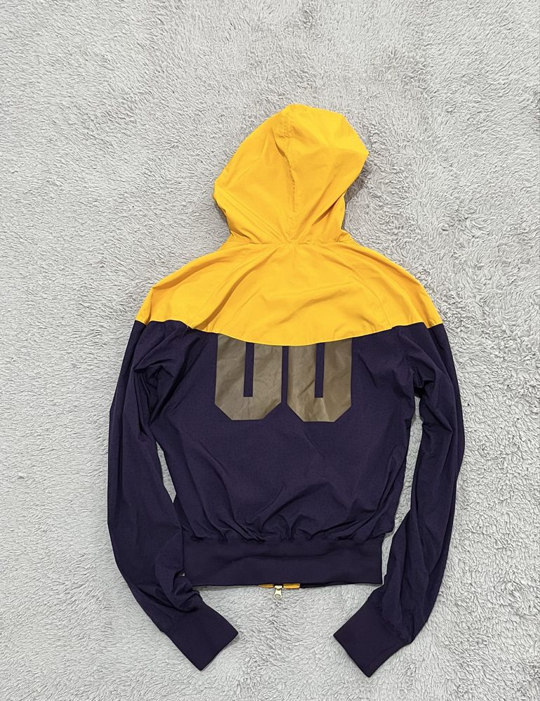 Nike r. M damska kurtka wiatrowka zolta fioletowa kolory lakers