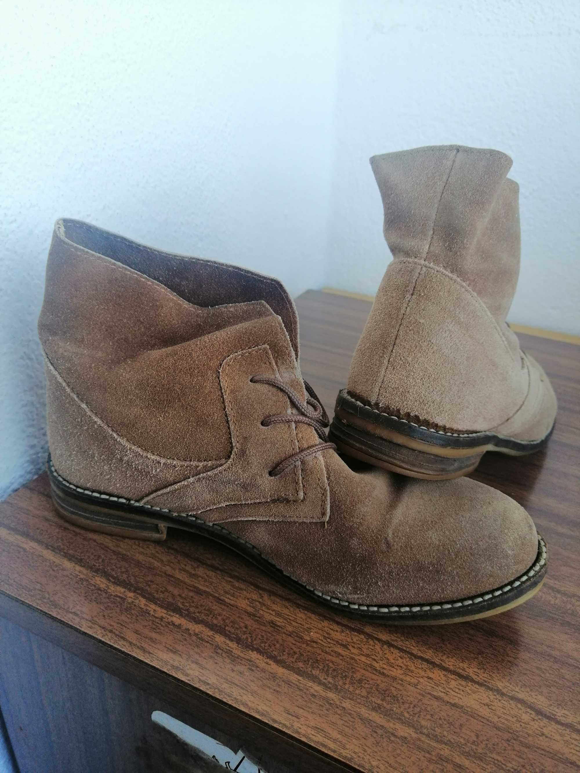 Botas Castanhas "Café Brasil"