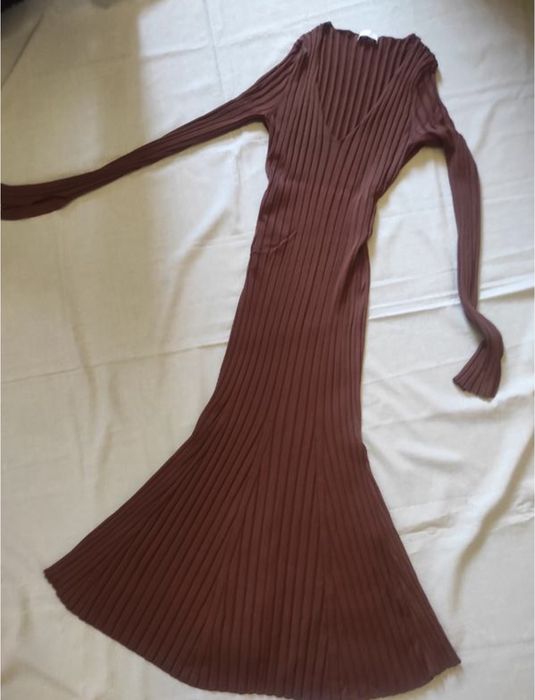 H&M сукня в рубчик