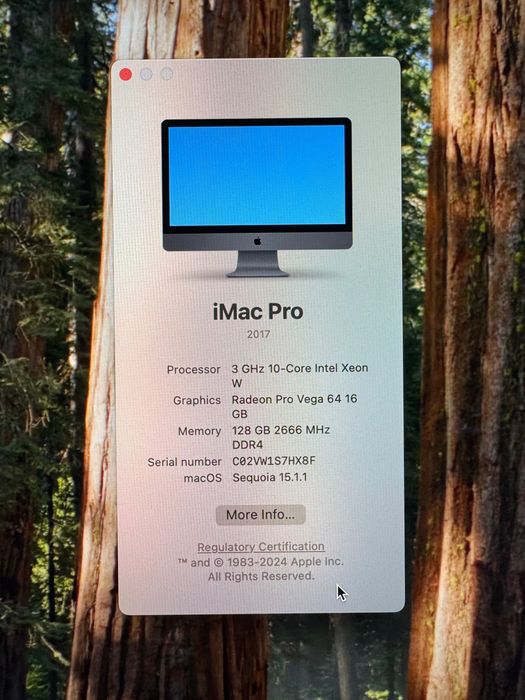 APPLE iMac Pro 2017 27” Retina 5K