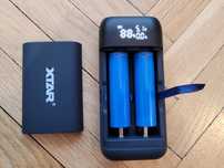 Ładowarka, powerbank na ogniwa 18650 XTAR PB2S powystawowa