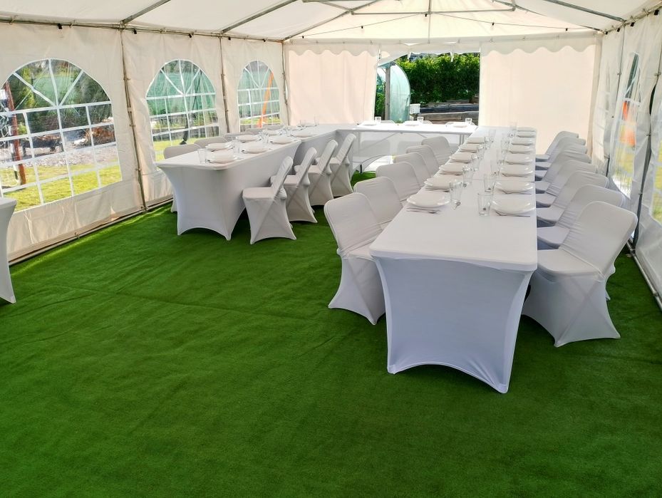 Wynajem Namioty Cateringowe Eventowe z Wyposażeniem