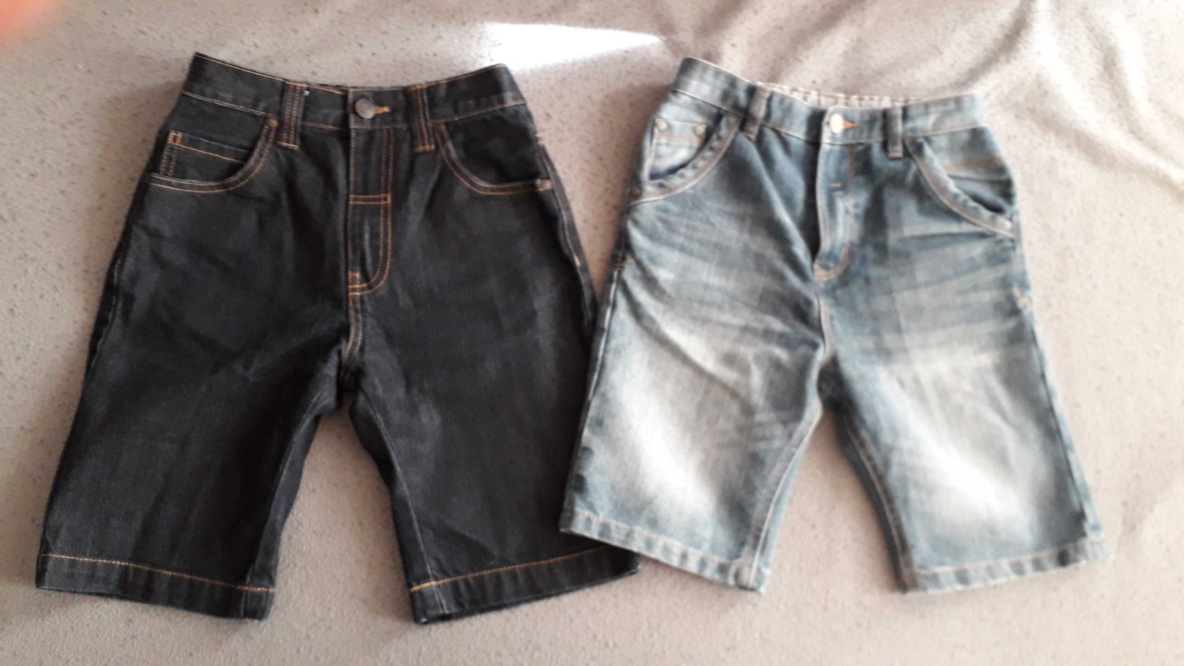 Spodenki jeansowe George r. 128 i 134, chłopięce
