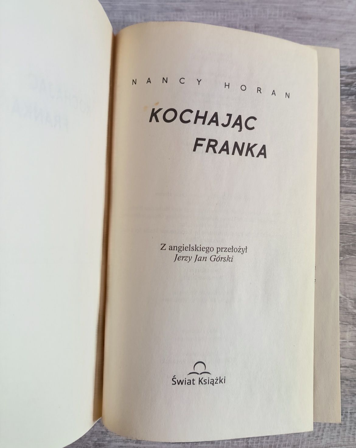 Kochając Franka Nancy Horan