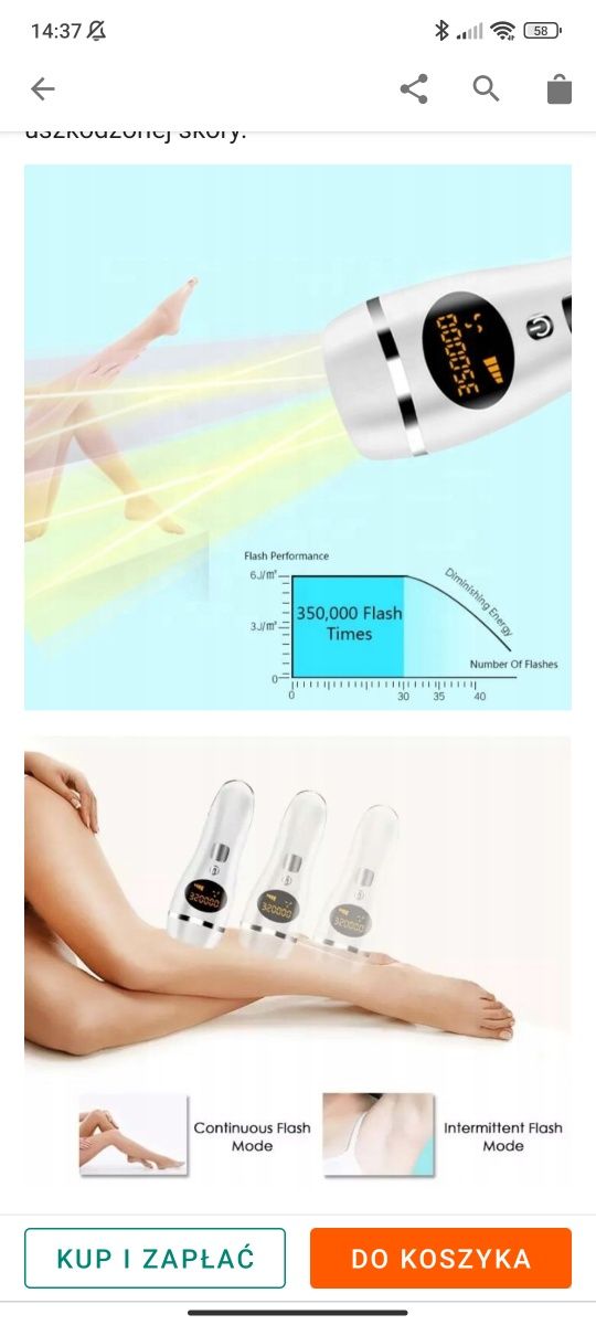 Depilator IPL-D19 (okazja)