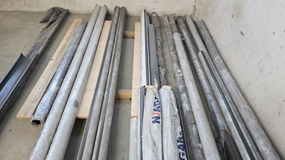 Rury spustowe rynny budmat 100 mm długość 3 m różne kolory