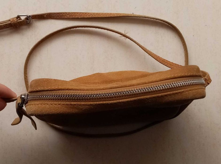 Mala de ombro castanha PULL&BEAR