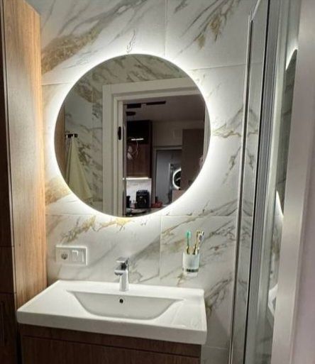 Дзеркало кругле нове діаметр 700 мм