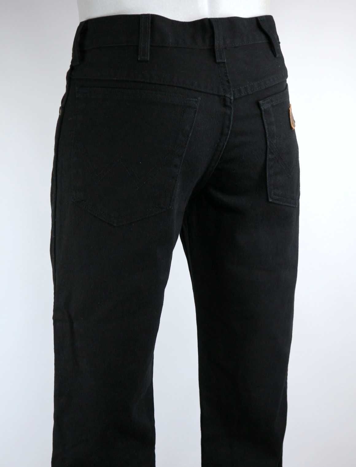 Wrangler Texas W33 L30 spodnie jeansy czarne pas 2 x 41 cm