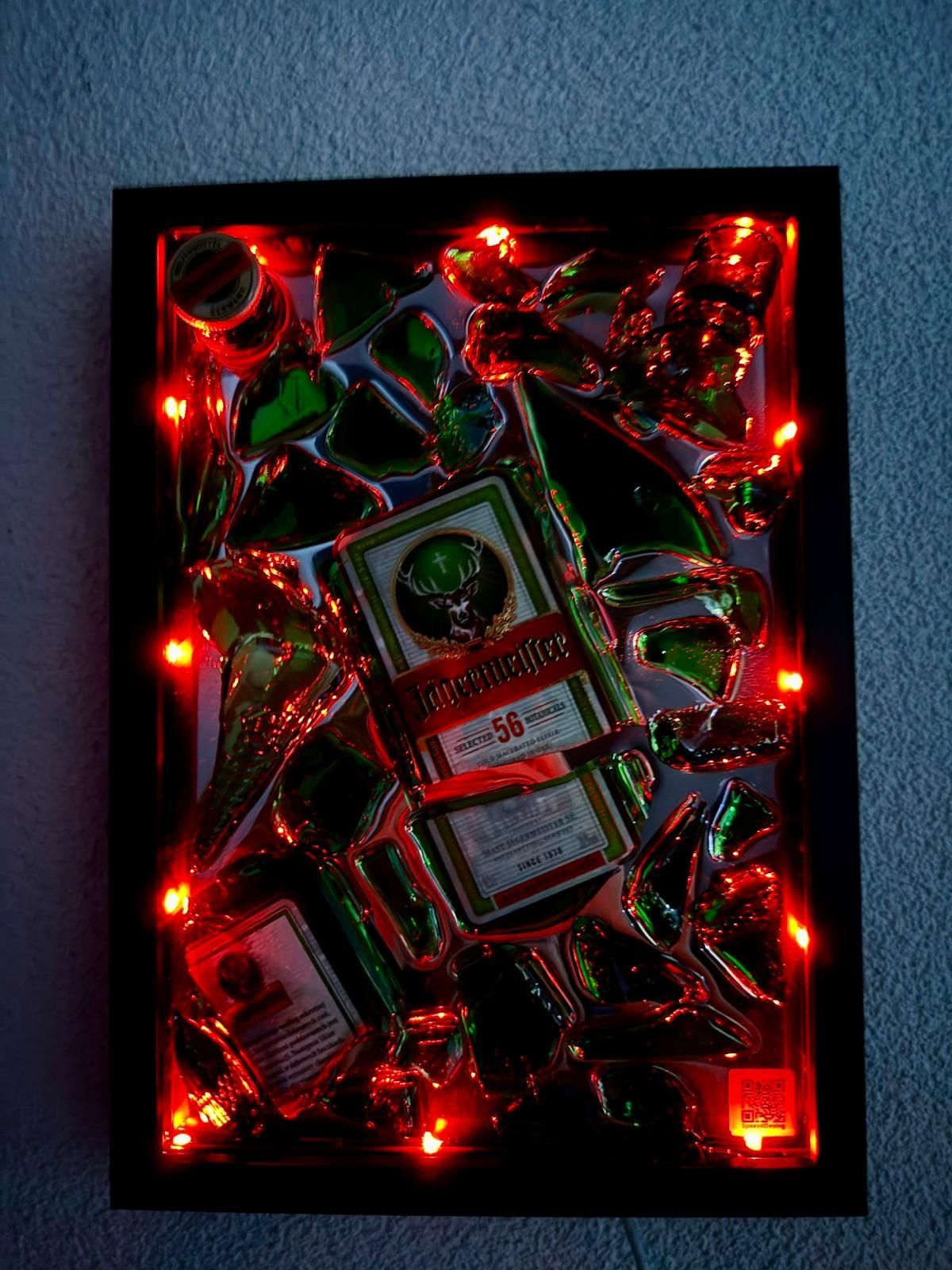 Obraz LED  "klasyczny" Jagermeister NOWOCZESNY DESIGN!