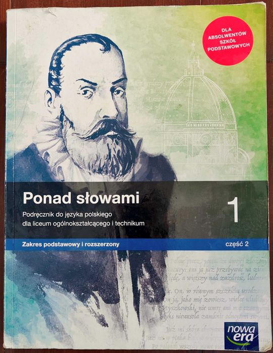 Ponad słowami 1 (część 2) - Podręcznik, Język polski